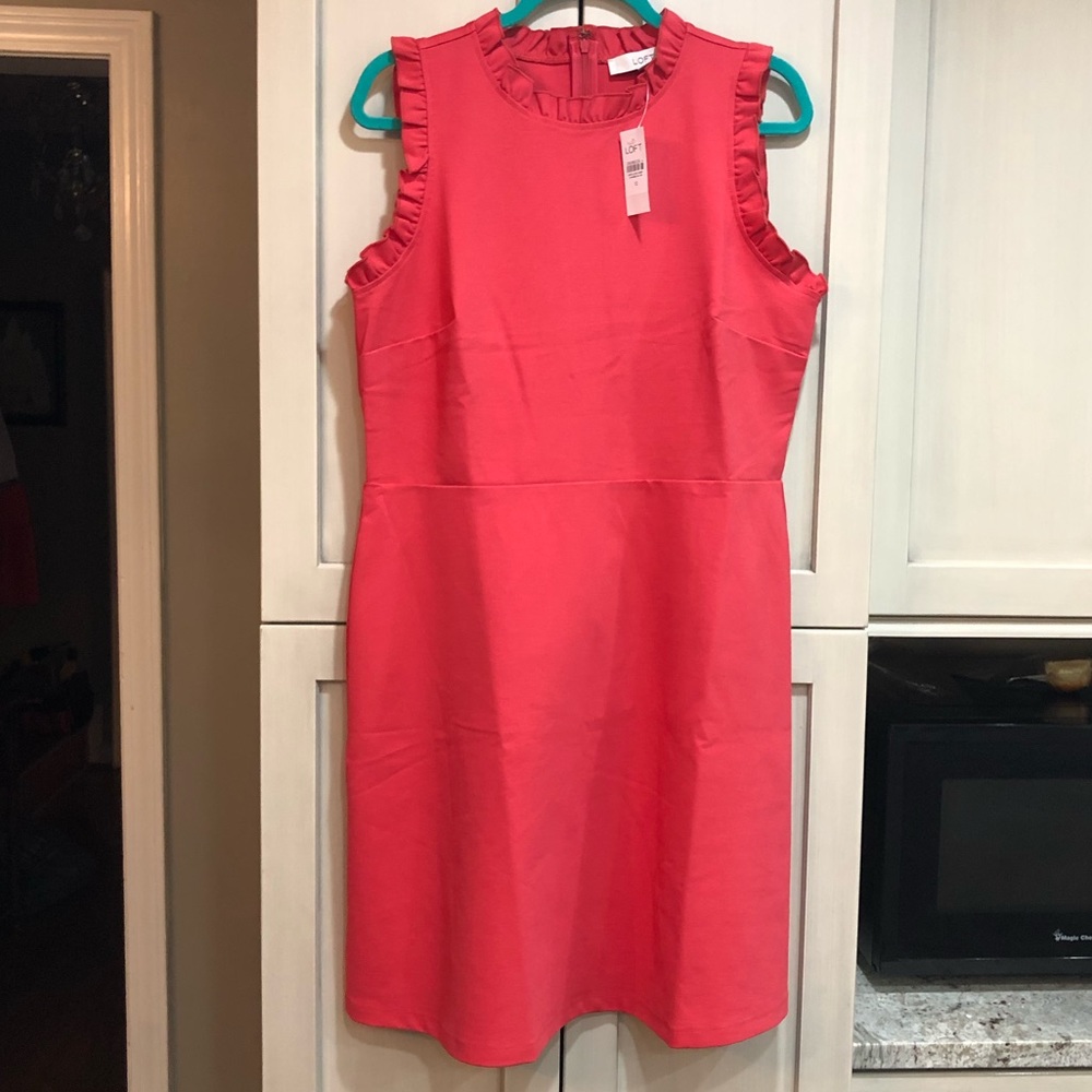 Loft Ruffle Trim dress